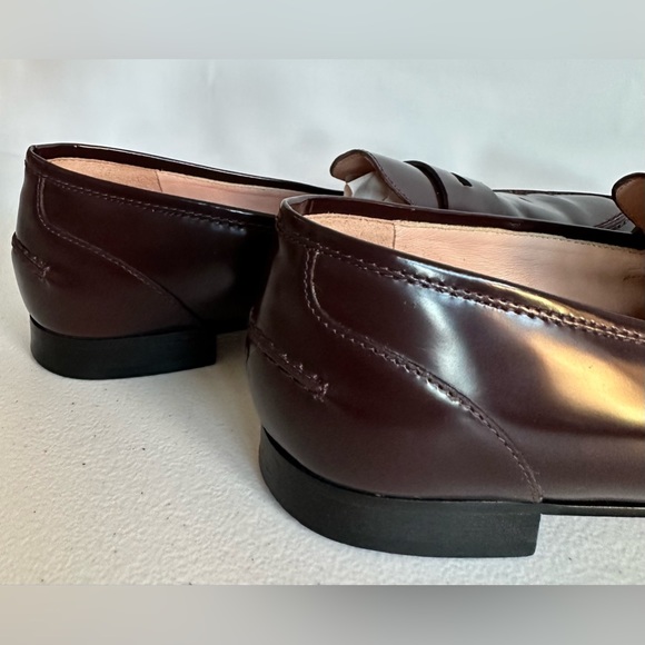 J. Crew Academy Penny Loafers Burnished Beet Sz 11 - Picture 7 of 15